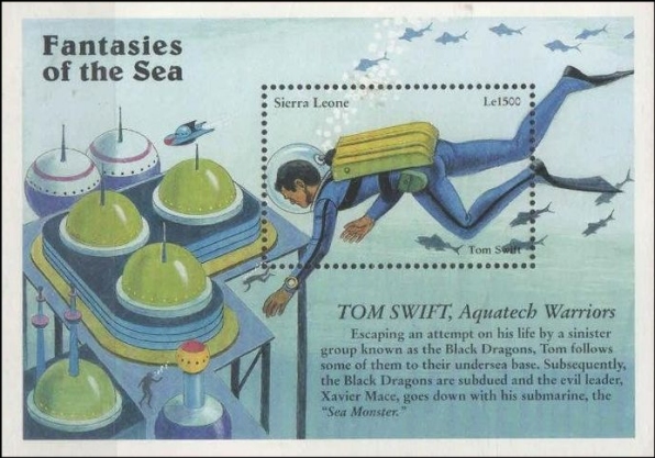 Tom Swift IV Stamp From Sierra Leone Tom Swift IV Stamp From Sierra Leone