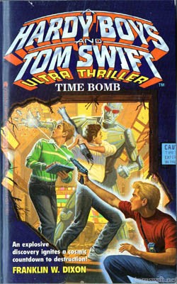 Tom Swift - Hardy Boys Ultra Thriller Time Bomb Cover Art
