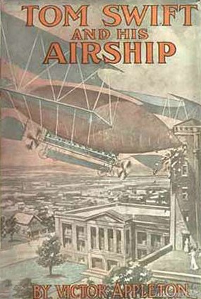 Tom Swift And His Airship Duotone Cover Art