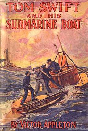 Tom Swift And His Submarine Boat Full Color Cover Art
