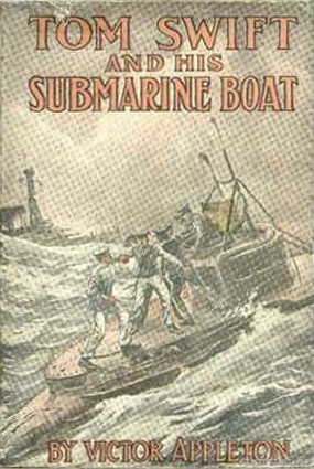 Tom Swift And His Submarine Boat Duotone Cover Art