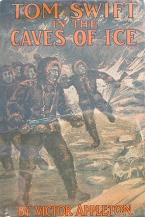 Tom Swift In The Caves Of Ice Duotone Cover Art
