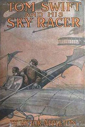 Tom Swift And His Sky Racer Duotone Cover Art