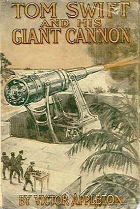 Tom Swift And His Giant Cannon Duotone Cover Art