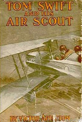 Tom Swift And His Air Scout Duotone Cover Art
