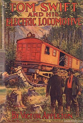 Tom Swift And His Electric Locomotive Cover Art