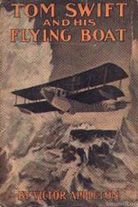 Tom Swift And His Flying Boat Duotone Cover Art